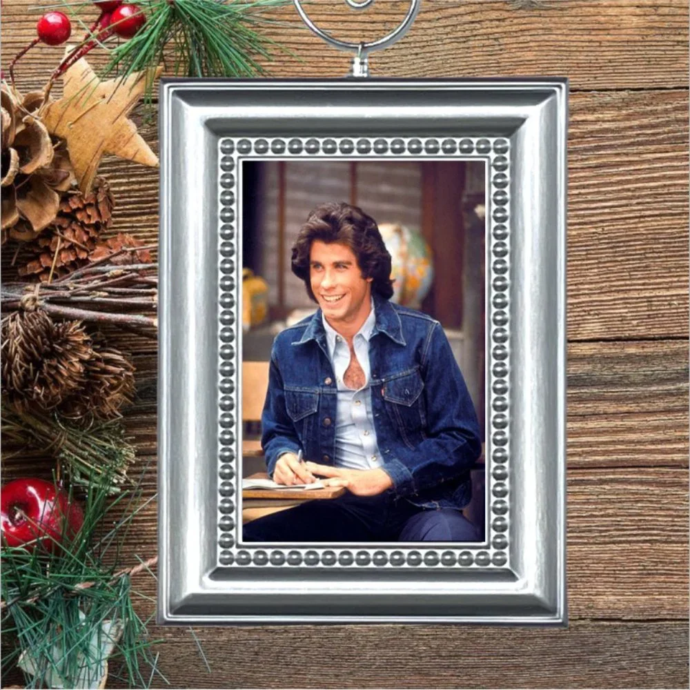 Welcome Back, Kotter John Travolta‎ Retro TV Show Memorabilia Christmas Ornament